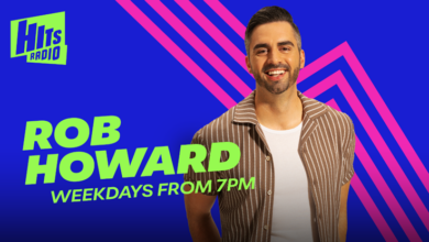 news that rob howard is to present the evening show on Hits Radio